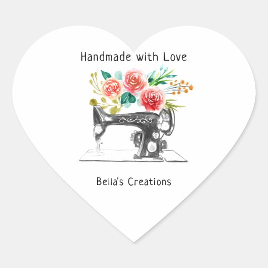 Sticker naaimachine zwart-witscanner (Voorkant)