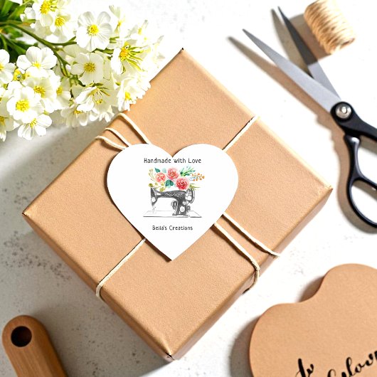 Sticker naaimachine zwart-witscanner