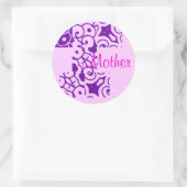 Sticker Naam moederontwerper (Tas)