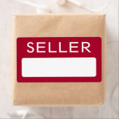 Sticker naamlabels verkoper voor verkoper beurs ro (Insitu)