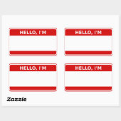 Sticker Nametags voor evenementen (Vel)