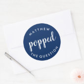 Sticker Navy Blue (Envelop)