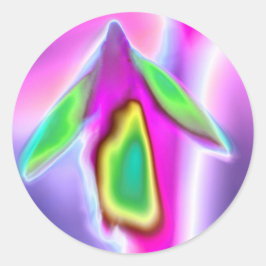 sticker 'Neem vliegend' ventilatordruk rondom de a