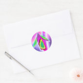 sticker 'Neem vliegend' ventilatordruk rondom de a (Envelop)