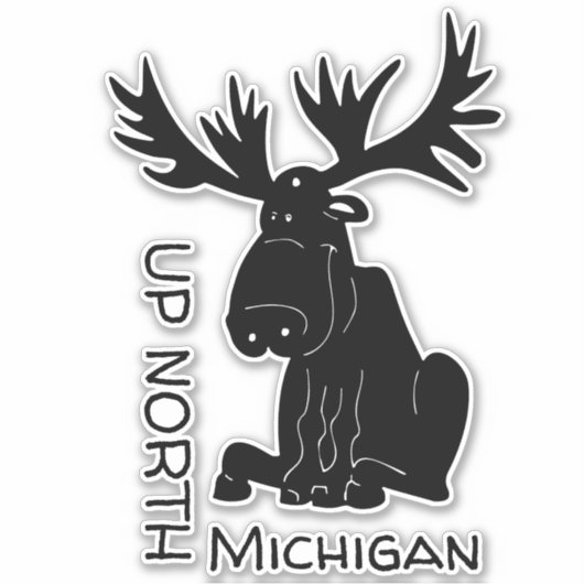 Sticker Noord-Moose (Voorkant)