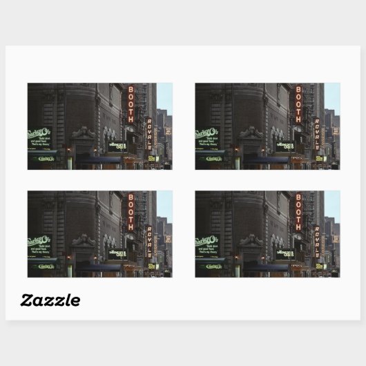 Sticker NYC  theaterwijk op Broadway (Vel)