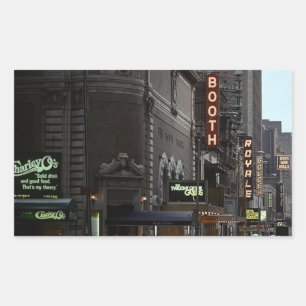 Sticker NYC  theaterwijk op Broadway
