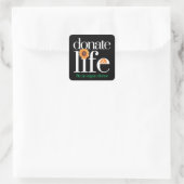 Sticker om orgaandonor te zijn Doneer Leven (Tas)