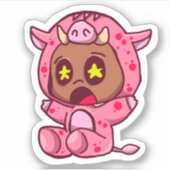 Sticker om varken te verkleden (Voorkant)