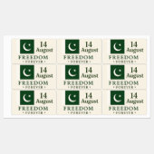 Sticker Onafhankelijkheidsdag Pakistan - 14 august (Vel)