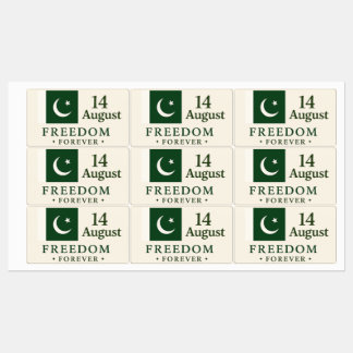 Sticker Onafhankelijkheidsdag Pakistan - 14 august