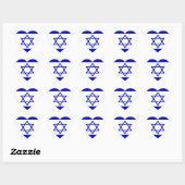 Sticker onder Israëlische vlag (Vel)