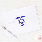 Sticker onder Israëlische vlag (Envelop)