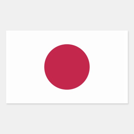 Sticker onder Japanse vlag (Voorkant)