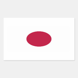 Sticker onder Japanse vlag