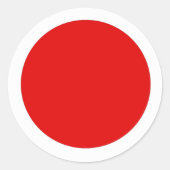 Sticker onder Japanse vlag (Voorkant)