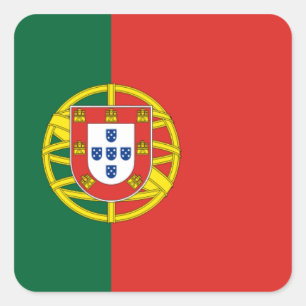 Sticker onder Portugese vlag