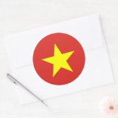 Sticker onder Vietnamese vlag (Envelop)