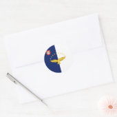 Sticker onder vlag van Azoren (Envelop)