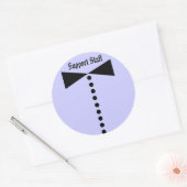 Sticker ondersteunend personeel - (Envelop)