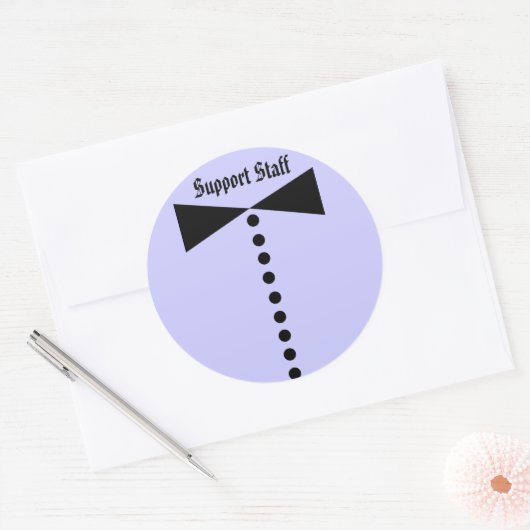 Sticker ondersteunend personeel - (Envelop)