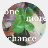 Sticker 'One more Chance' (Voorkant)