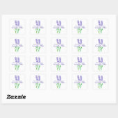 Sticker Ontwerpbladwijzer lavender (Vel)