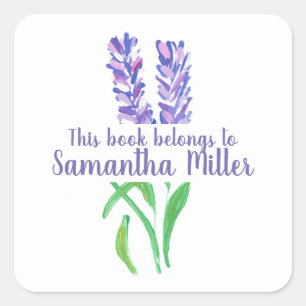 Sticker Ontwerpbladwijzer lavender