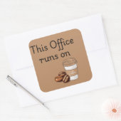 Sticker op basis van koffie (Envelop)