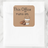 Sticker op basis van koffie (Tas)