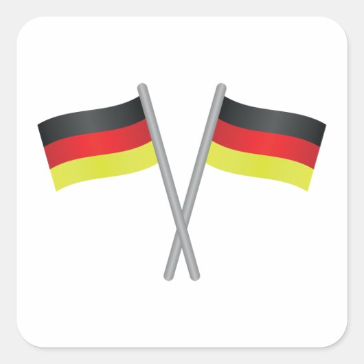 Sticker op het Duitse Vlaggenplein (Voorkant)