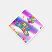 Sticker op het vierkant Bord op jaarbasis Servet (Hoek)