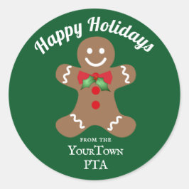 Sticker op holiday Bake Sale