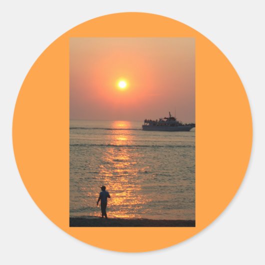 Sticker op land en Zee (Voorkant)