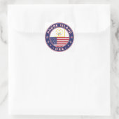 Sticker op Rhode Island, telefoonzaak, canvas tas (Tas)