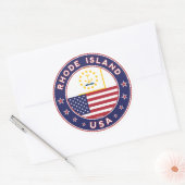 Sticker op Rhode Island, telefoonzaak, canvas tas (Envelop)