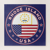Sticker op Rhode Island, telefoonzaak, canvas tas Legpuzzel (Verticaal)