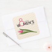 Sticker op vrouwendag (Envelop)