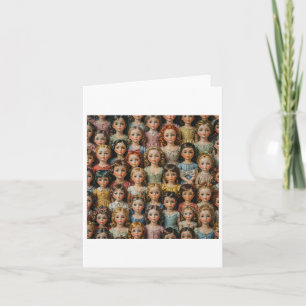 Sticker Oude Poppen  Kaart