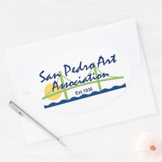 Sticker (ovaal) - SPAA Logo (Envelop)