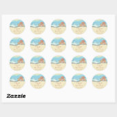 Sticker over blauwe Ocean Wave Wedding (Vel)