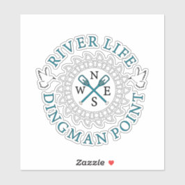 Sticker, overdrukplaatje sticker