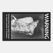 Sticker overheidswaarschuwing (Voorkant)