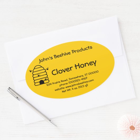 Sticker (ovl) - Honey Business - Skep (Envelop)