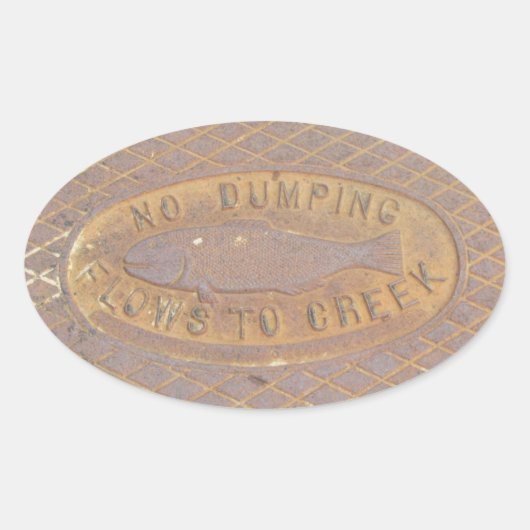 Sticker (ovl) - Stroom naar Creek (Voorkant)