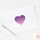 Sticker - Paarse & Roze Glitter Drip Bruidsfeest (Envelop)