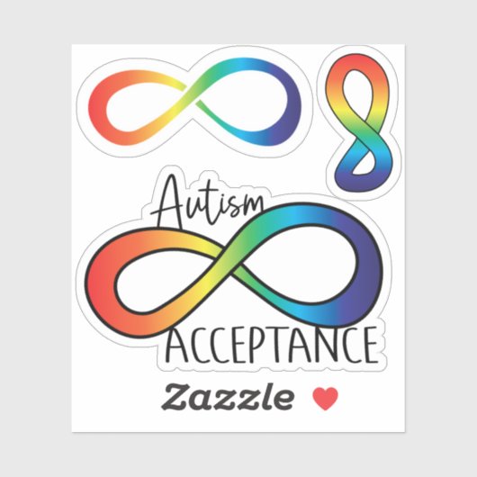 Sticker Pack: Acceptatie neurodiversity Autism (Vel)