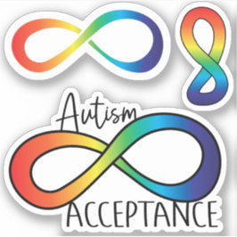 Sticker Pack: Acceptatie neurodiversity Autism