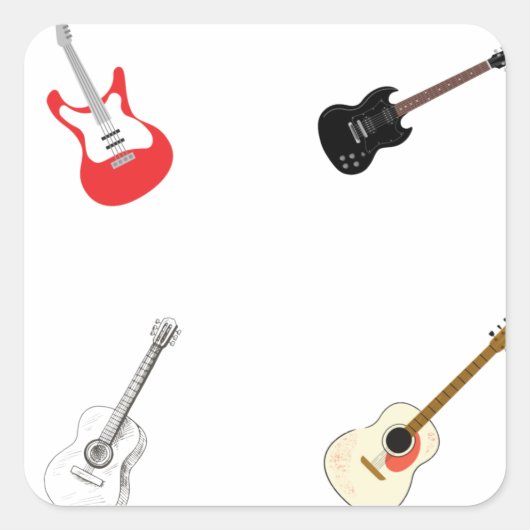 Sticker Pack - Guitar (Voorkant)