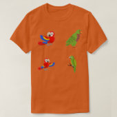 Sticker Pack Parrot 10 T-shirt (Design voorkant)